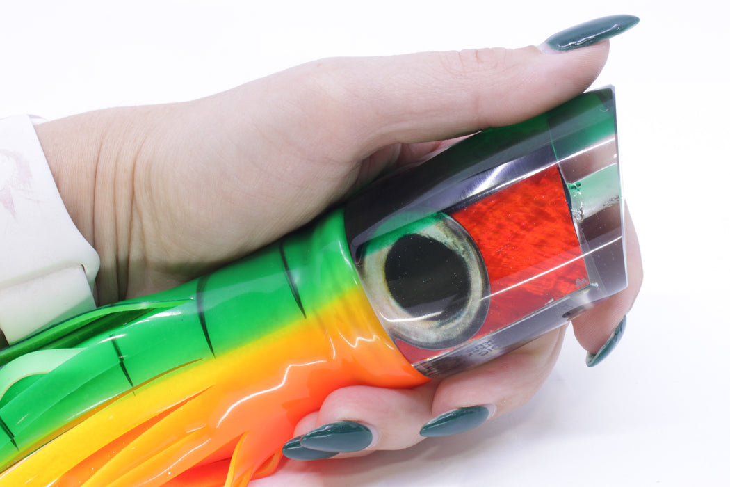 Marlin Magic Orange MOP Green Back Taxi Eyes Ruckus 12" 11oz Skirted Guacamaya