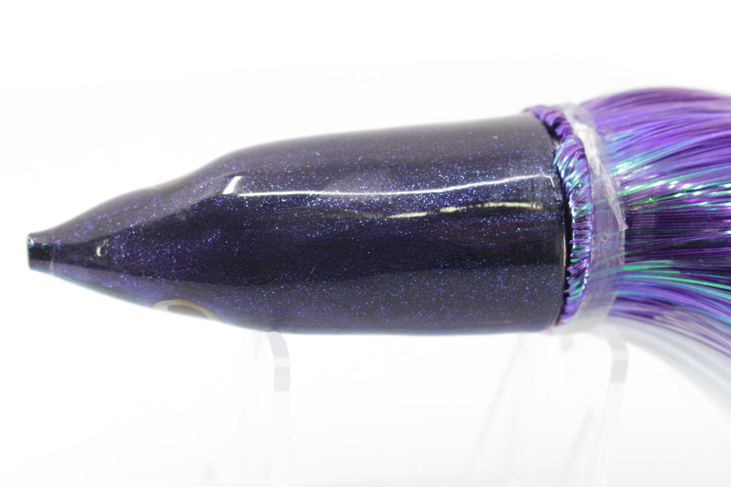 Niiyama Lures Oil Pattern Aku/Skipjack STRIPES 9" 7oz Strobez Purple-White