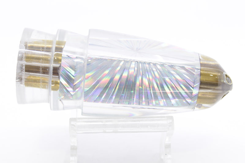 Koya Lures Silver Starburst 4-Hole Clean Sweep Bullet 12" 6.7oz EZ-K