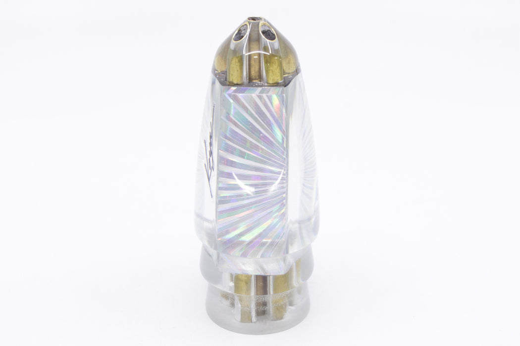 Koya Lures Silver Starburst 4-Hole Clean Sweep Bullet 12" 6.7oz EZ-K