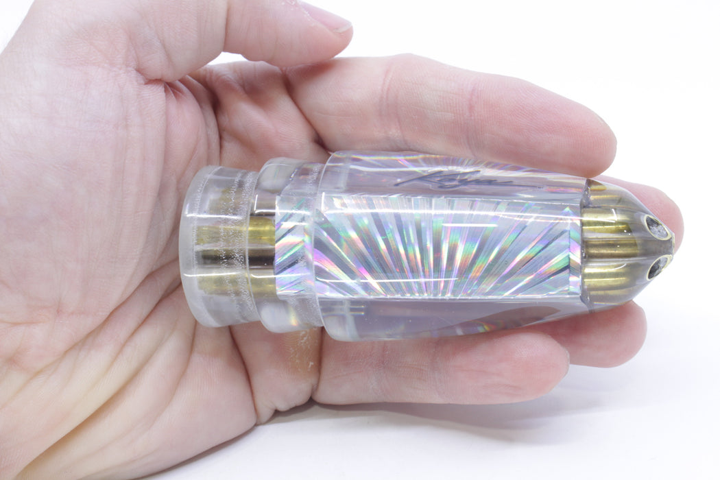 Koya Lures Silver Starburst 4-Hole Clean Sweep Bullet 12" 6.7oz EZ-K