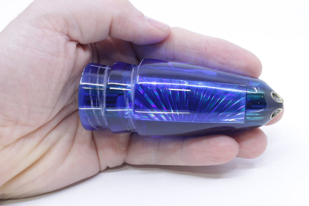 Koya Lures Blue Rainbow Starburst 4-Hole Clean Sweep Bullet 12" 6.7oz