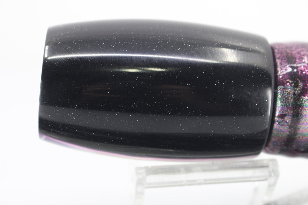 Coggin Lures Real White MOP Black-Purple Back Tado Mauna Loa Invert 12" 10.5oz