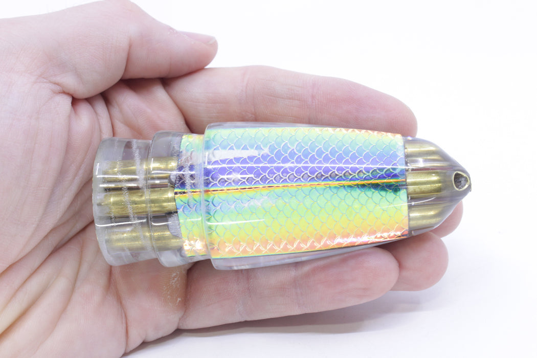 Koya Lures Rainbow Scale 4-Hole Clean Sweep Bullet 12" 6.7oz