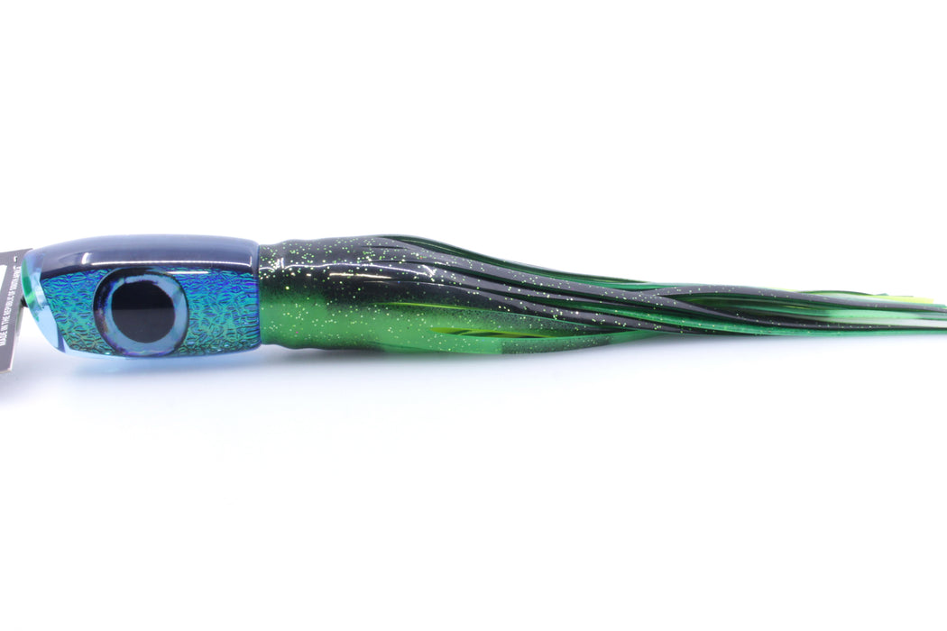 Pulsator Lures Blue-Green Dragon Skin Taxi Eyes Marlin Magnet 15" 9.5oz Skirted GZE