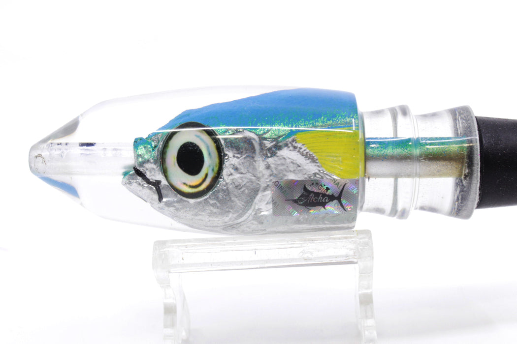 Aloha Lures Blue-Turquoise Back Yellow Fins Deep Six Malolo 9" 5.3oz EZ-K