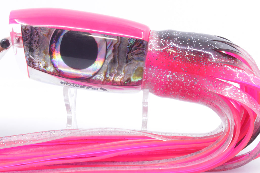 Pulsator Lures Abalone Shell Pink Back Taxi Eyes Marlin Magnet 15" 9.5oz Skirted GZE