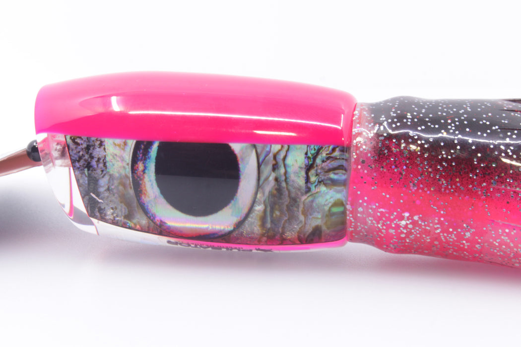 Pulsator Lures Abalone Shell Pink Back Taxi Eyes Marlin Magnet 15" 9.5oz Skirted GZE