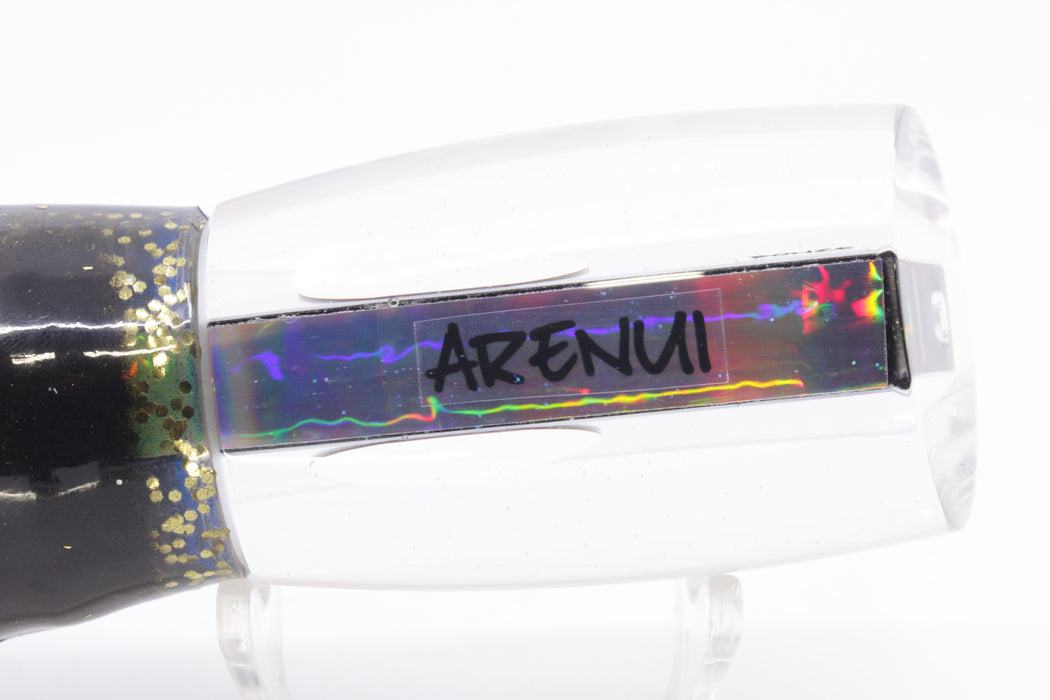 Bonze Lures Mirrored Red Eyes Arenui 12" 11oz Skirted Blue-Black-Gold