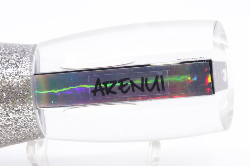 Bonze Lures Mirrored Red Eyes Arenui 12" 11oz Skirted Black Aurora-Silver