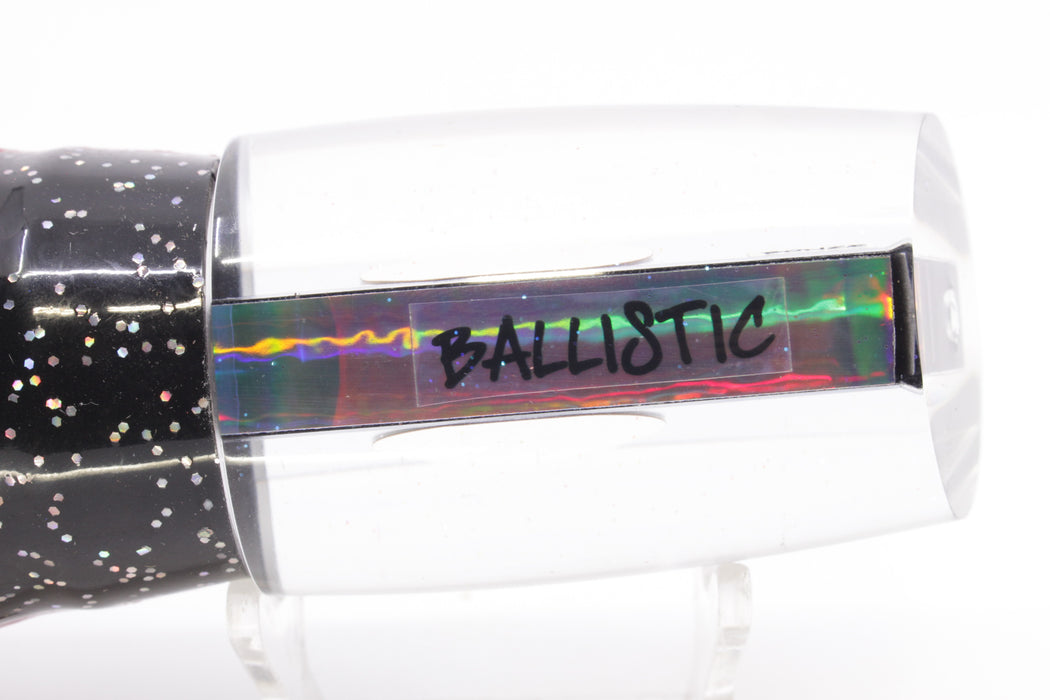 Bonze Lures Mirrored Red Eyes Ballistic 12" 13.5oz Skirted Black/Orange