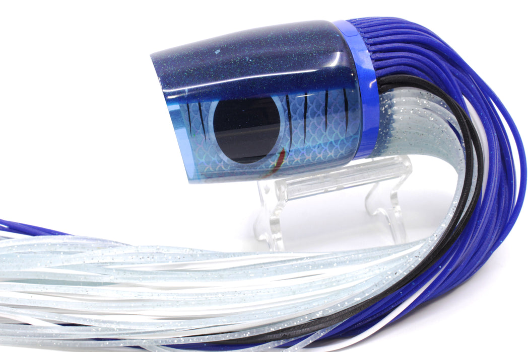 Amaral Lures Ice Blue Rainbow Scale Blue Back Ta'aroa 14" 9oz Blue-Ice Blue