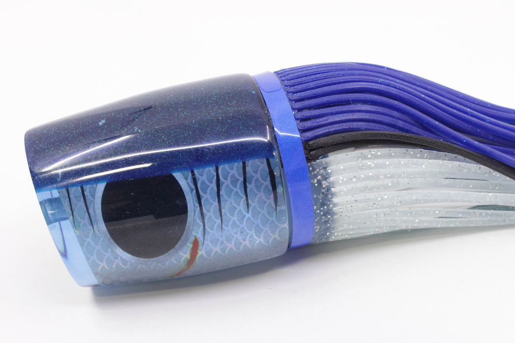 Amaral Lures Ice Blue Rainbow Scale Blue Back Ta'aroa 14" 9oz Blue-Ice Blue