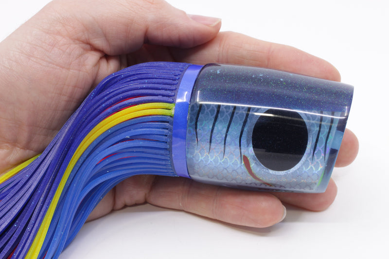 Amaral Lures Ice Blue Rainbow Scale Blue Back Ta'aroa 14" 9oz Blue/Pink