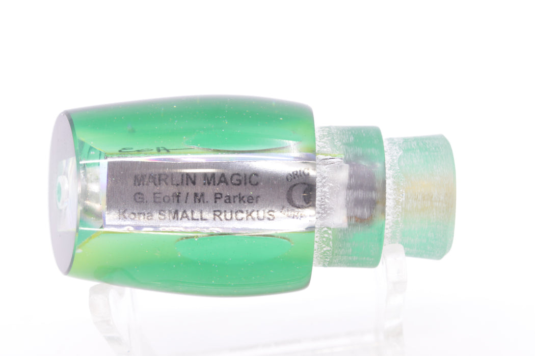 Marlin Magic Lime Green MOP Green Back Red Eyes Small Ruckus 9" 3oz
