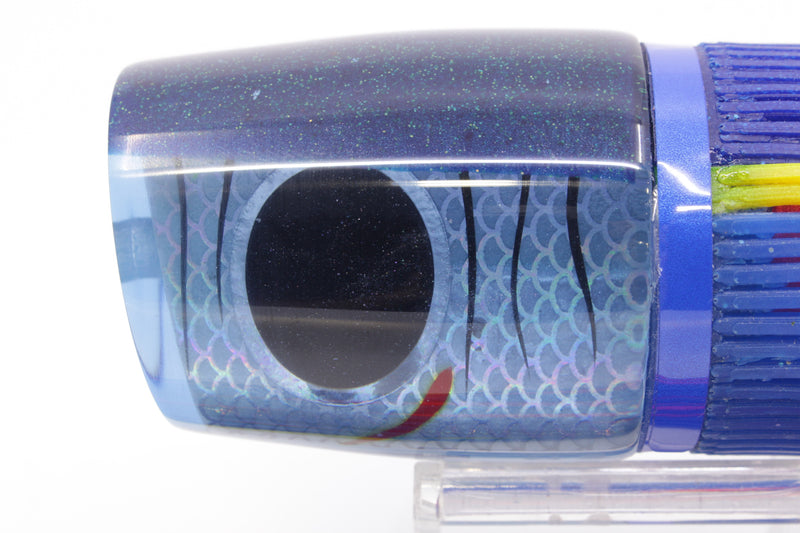 Amaral Lures Ice Blue Rainbow Scale Blue Back Ta'aroa 14" 9oz Blue/Pink
