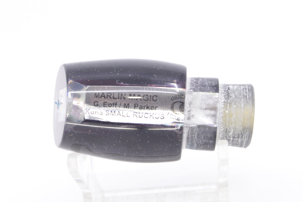 Marlin Magic Purple MOP Black Back Red Eyes Small Ruckus 9" 3oz
