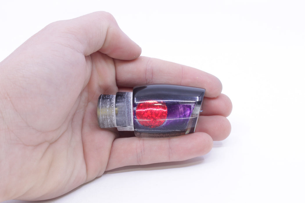 Marlin Magic Purple MOP Black Back Red Eyes Small Ruckus 9" 3oz