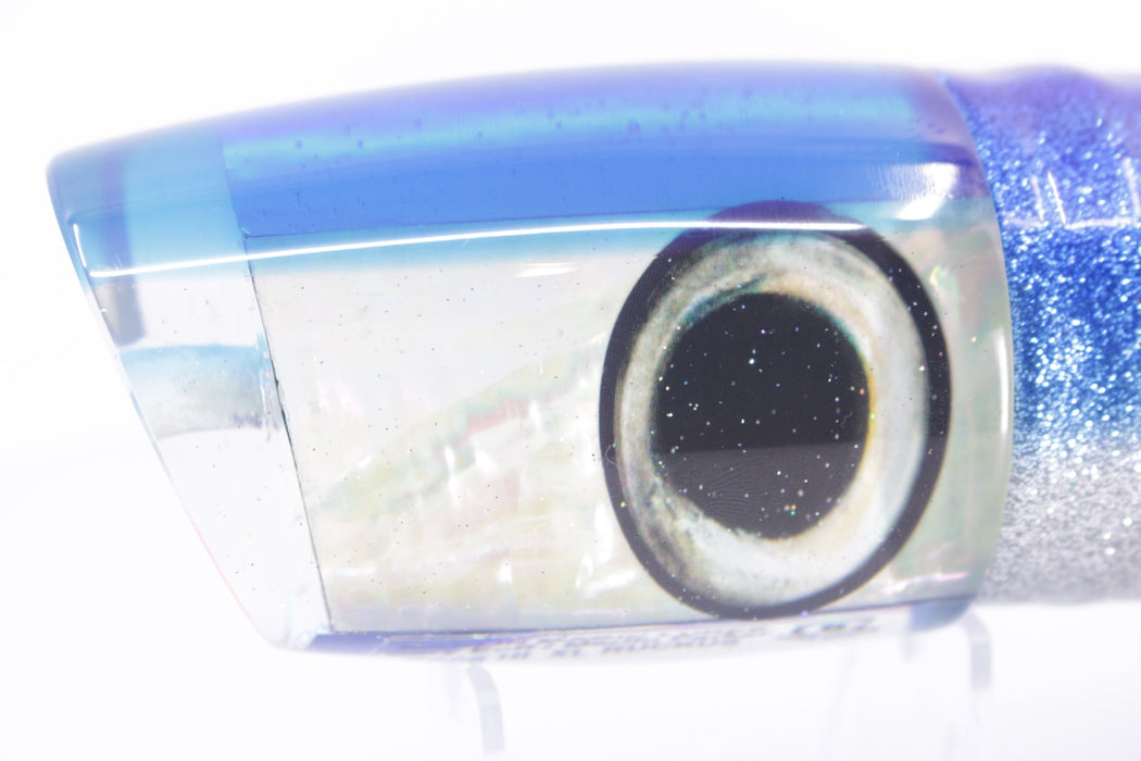 Marlin Magic White Awabi Blue Back Taxi Eyes XL Ruckus 16" 15oz Skirted EZ-K