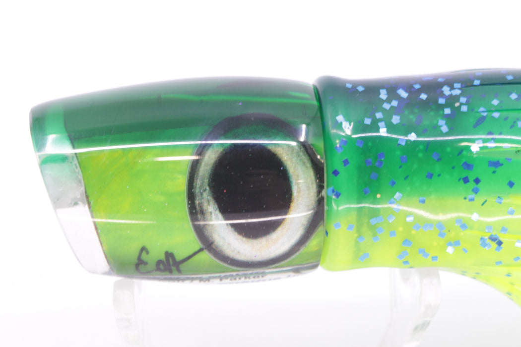 Marlin Magic Lime Green MOP Green Back Taxi Eyes Small Ruckus 9" 5oz Skirted