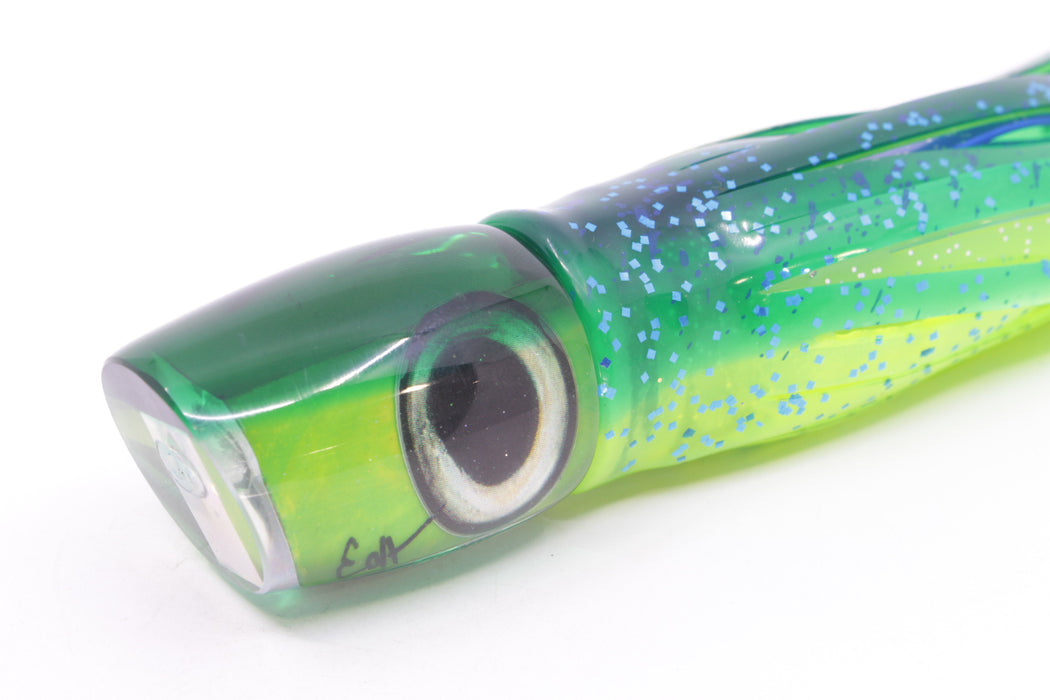 Marlin Magic Lime Green MOP Green Back Taxi Eyes Small Ruckus 9" 5oz Skirted