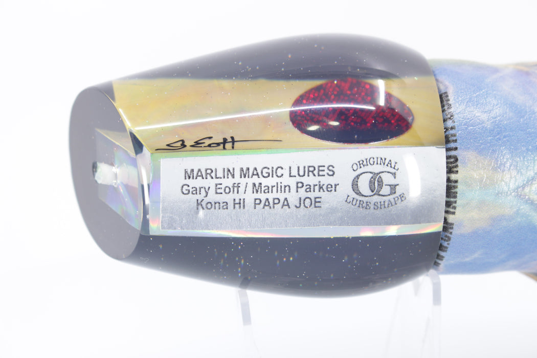 Marlin Magic Golden MOP Black Back Red Eyes Papa Joe 16" 16.5oz ALV Vinyl Yellowfin