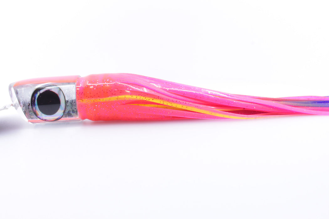 Pulsator Lures Silver Rainbow Taxi Eyes Dominator 14" 12oz Skirted Pink GZE