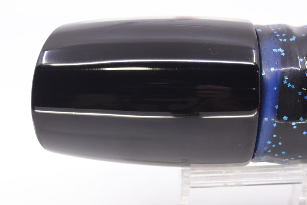 Marlin Magic White Awabi Black Back Red Eyes Large Ruckus 14" 13oz Skirted