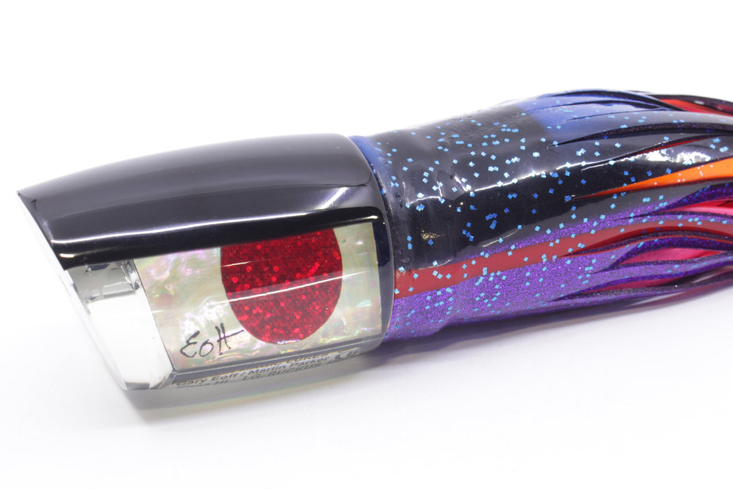 Marlin Magic White Awabi Black Back Red Eyes Large Ruckus 14" 13oz Skirted