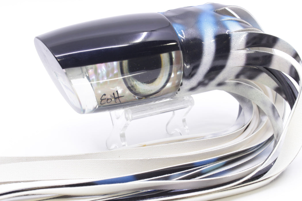 Marlin Magic White Abalone Black Back Taxi Eyes Large Ruckus 14" 11.3oz FT Vinyl Wahoo