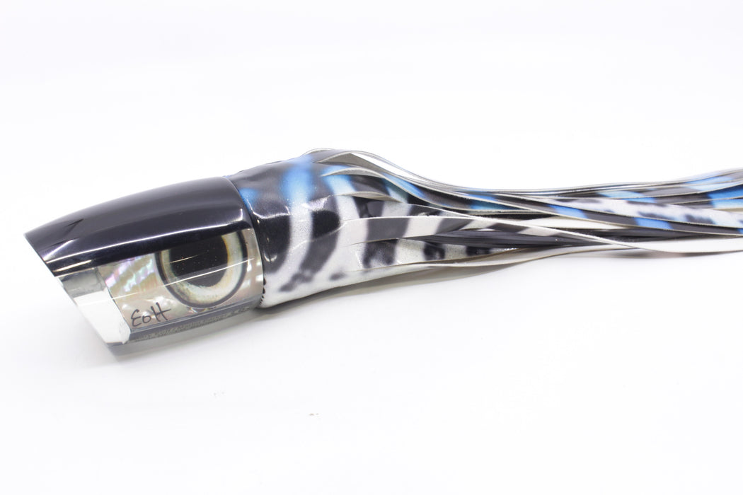 Marlin Magic White Abalone Black Back Taxi Eyes Large Ruckus 14" 11.3oz FT Vinyl Wahoo