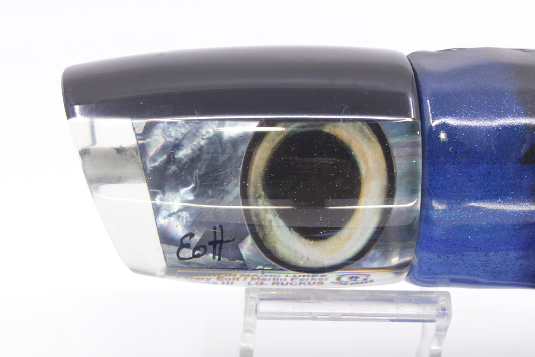 Marlin Magic Tahitian MOP Black Back Large Ruckus 14" 11.3oz FT Vinyl Blue Tiger