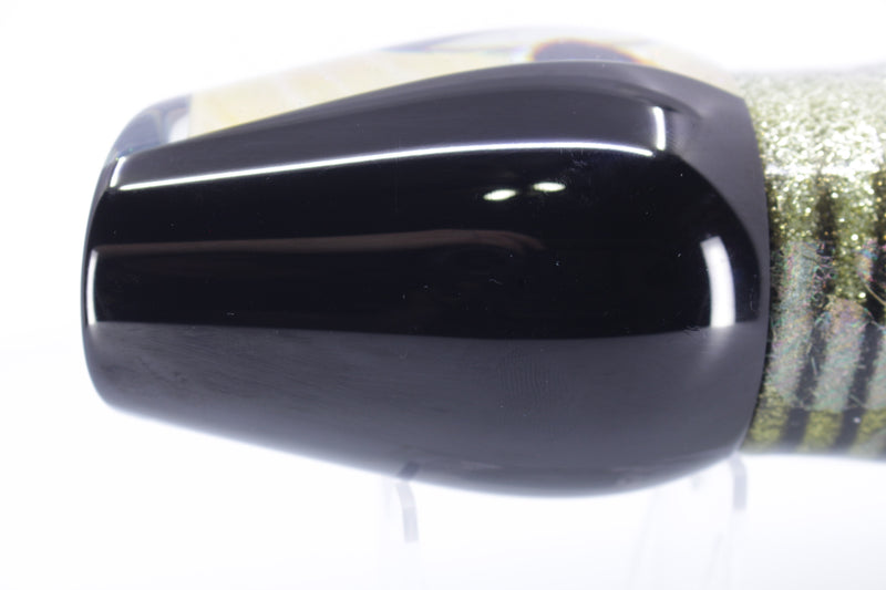 Marlin Magic Golden MOP Black Back Taxi Eyes Papa Joe 16" 19oz Skirted