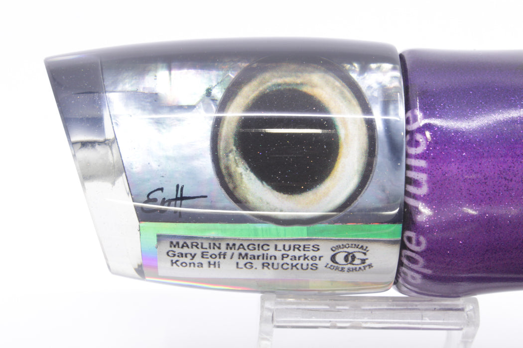 Marlin Magic Tahitian MOP Black Back Large Ruckus 14" 11.3oz FT Vinyl Grape Juice