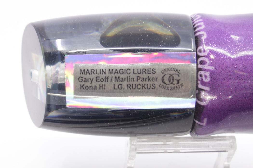 Marlin Magic Tahitian MOP Black Back Large Ruckus 14" 11.3oz FT Vinyl Grape Juice