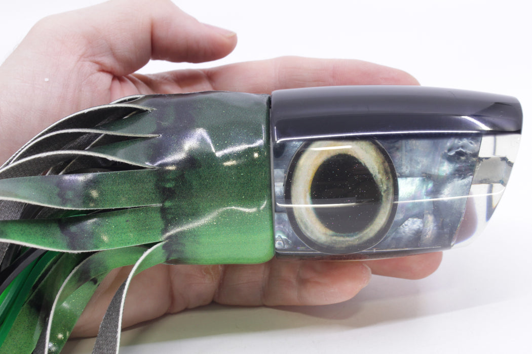 Marlin Magic Tahitian MOP Black Back Large Ruckus 14" 11.3oz FT Vinyl Green Tiger