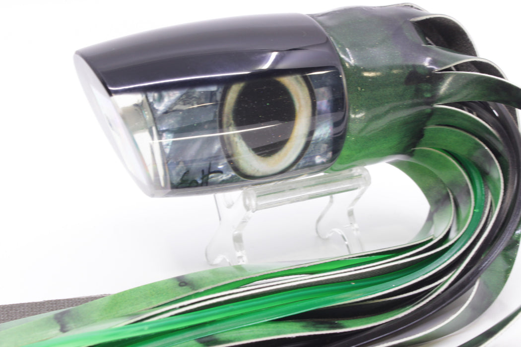 Marlin Magic Tahitian MOP Black Back Large Ruckus 14" 11.3oz FT Vinyl Green Tiger