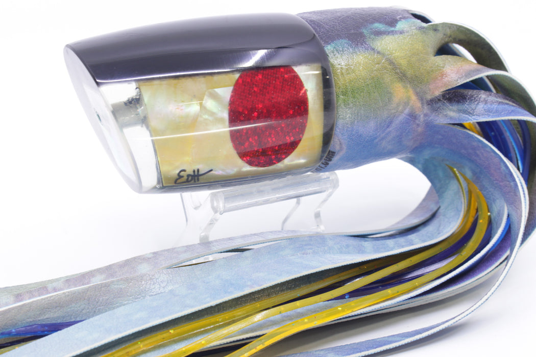 Marlin Magic Golden MOP Black Back Red Eyes Large Ruckus 14" 13oz ALV Yellowfin