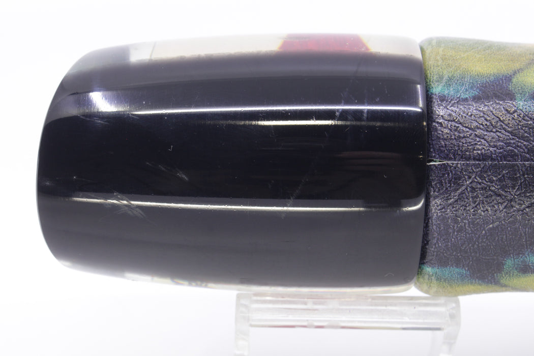 Marlin Magic Golden MOP Black Back Red Eyes Large Ruckus 14" 13oz ALV Yellowfin