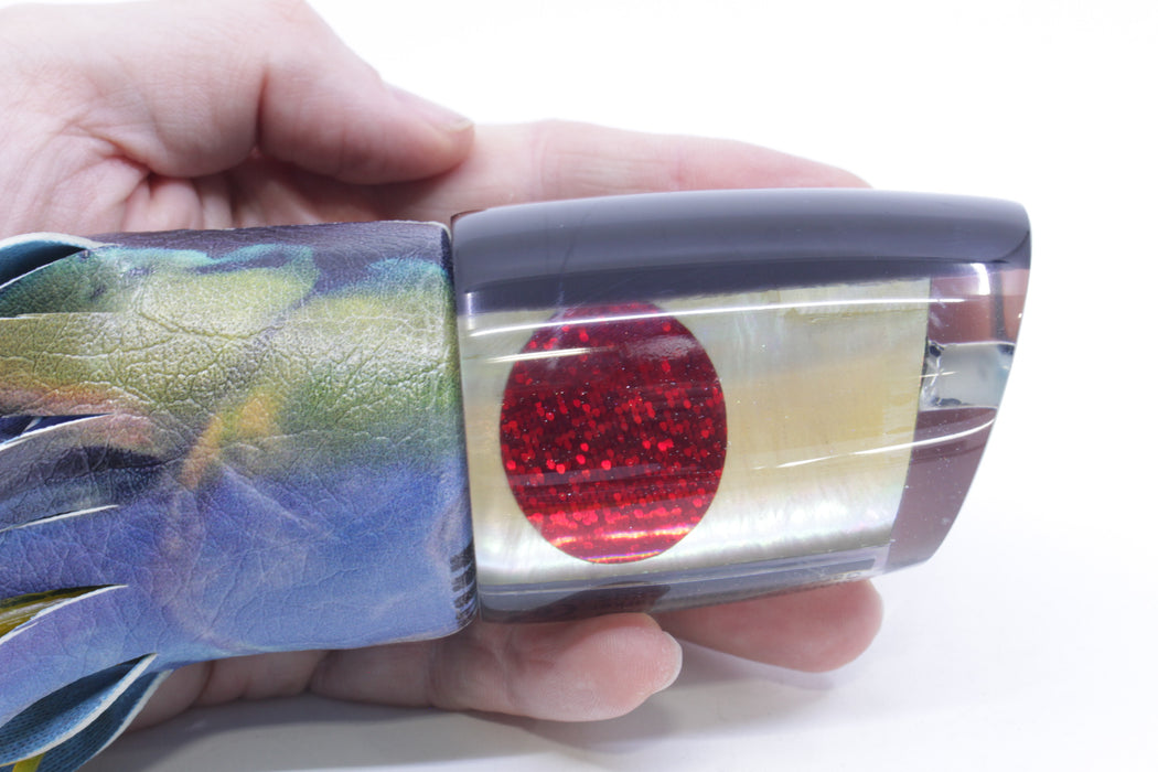 Marlin Magic Golden MOP Black Back Red Eyes Large Ruckus 14" 13oz ALV Yellowfin