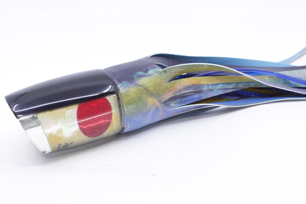 Marlin Magic Golden MOP Black Back Red Eyes Large Ruckus 14" 13oz ALV Yellowfin