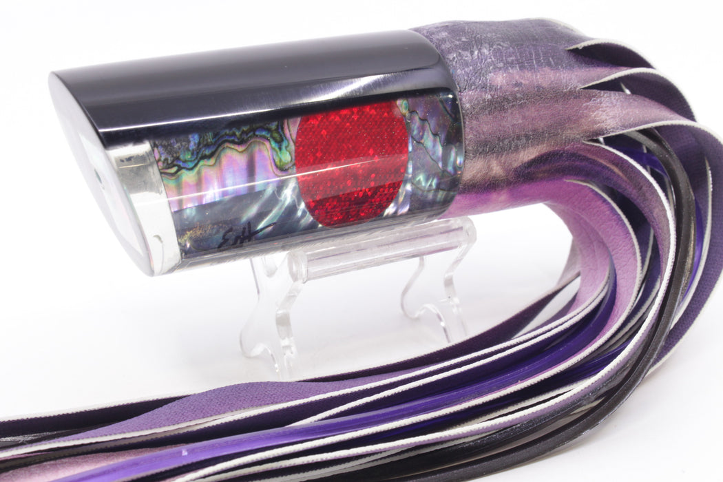 Marlin Magic Blue-Purple Abalone Black Back Red Eyes Papa George 12" 9oz ALV Purple Skipjack