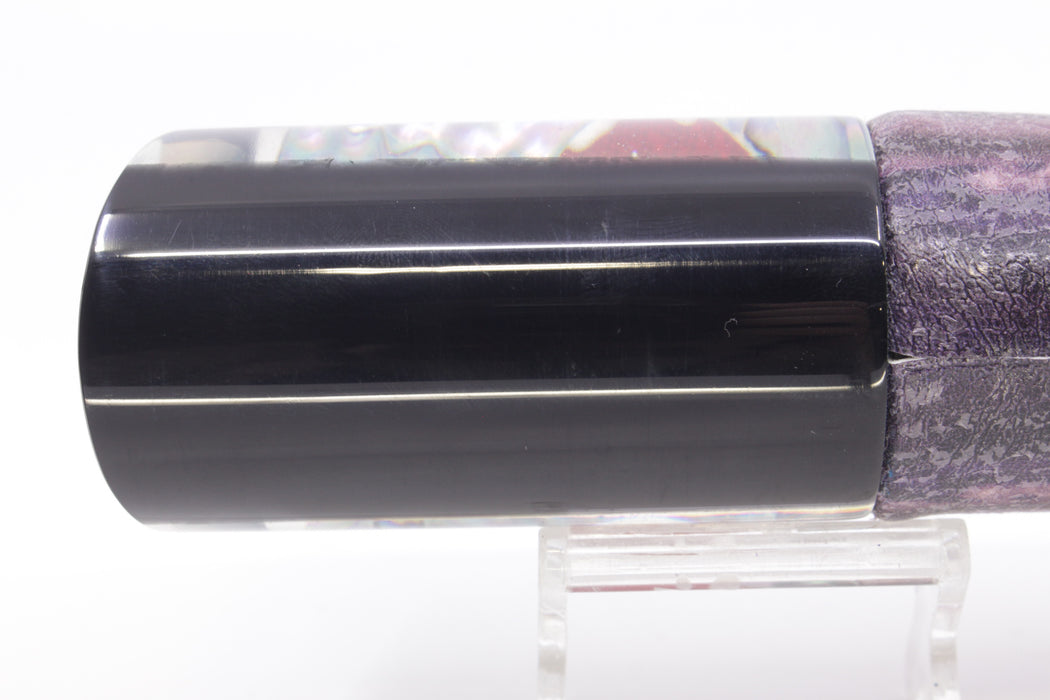 Marlin Magic Blue-Purple Abalone Black Back Red Eyes Papa George 12" 9oz ALV Purple Skipjack