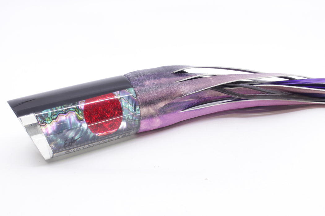 Marlin Magic Blue-Purple Abalone Black Back Red Eyes Papa George 12" 9oz ALV Purple Skipjack