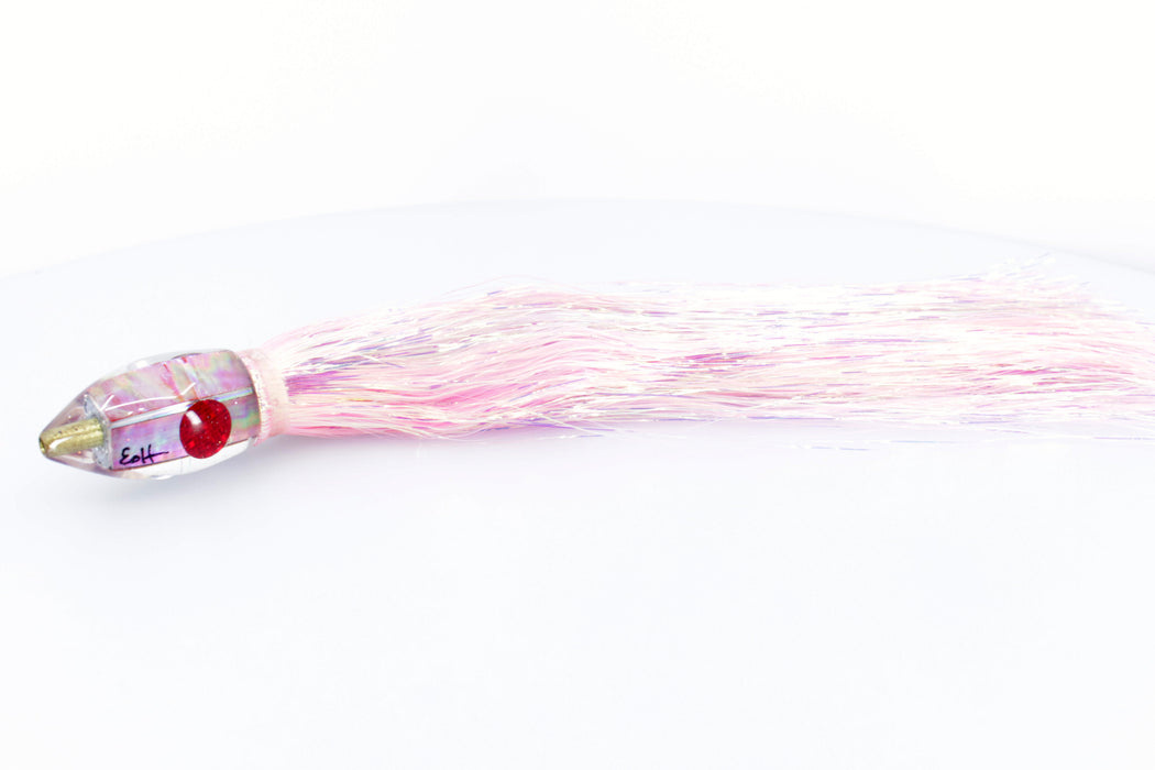 Marlin Magic Lures Pink MOP Teardrop AP Bullet 7" 2.8oz Flashabou Pink-Purple