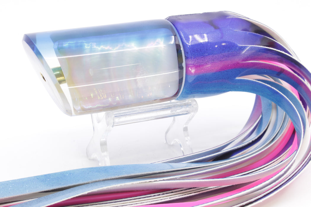 Crampton Baits Real White MOP Blue Back 1/4 Tonner 12" 6.5oz Fire Tailz Blue Dream