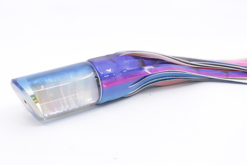 Crampton Baits Real White MOP Blue Back 1/4 Tonner 12" 6.5oz Fire Tailz Blue Dream