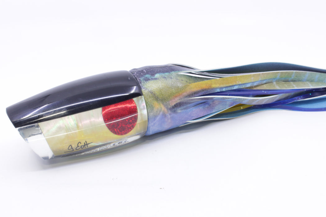 Marlin Magic Golden MOP Black Back Red Eyes Super Dog 16" 17oz ALV Yellowfin