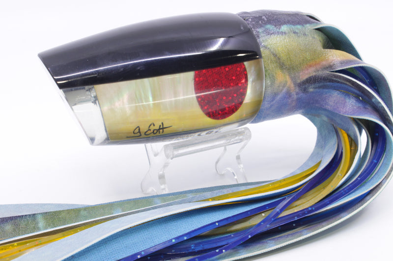 Marlin Magic Golden MOP Black Back Red Eyes Super Dog 16" 17oz ALV Yellowfin