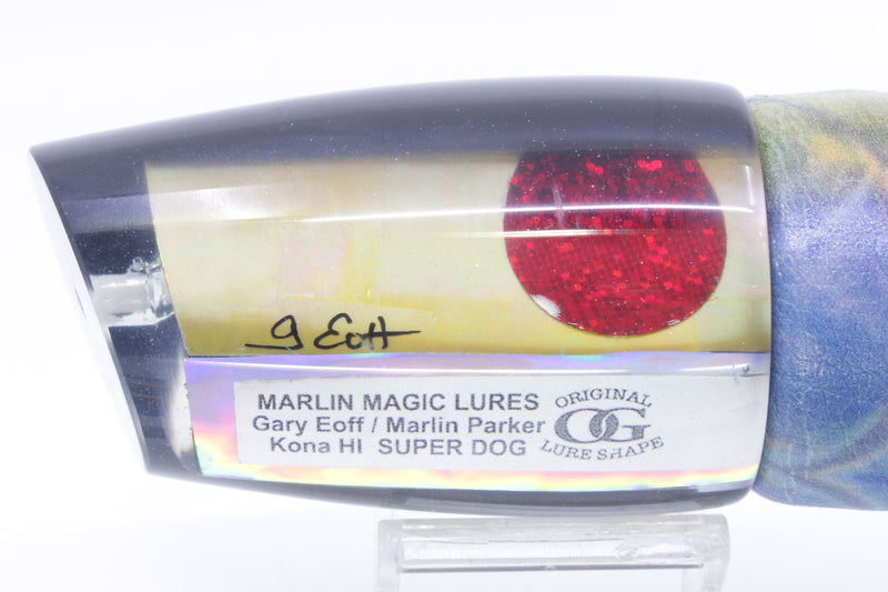 Marlin Magic Golden MOP Black Back Red Eyes Super Dog 16" 17oz ALV Yellowfin